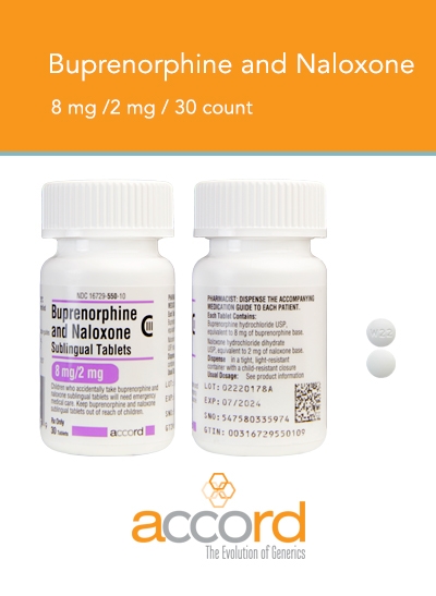 Buprenorphine-Naloxone SL Tablets - CIII