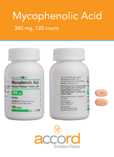 Mycophenolic Acid DR Tablets
